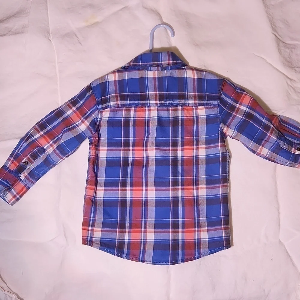 CARTERS Toddler Boys Plaid Shirt and Pants